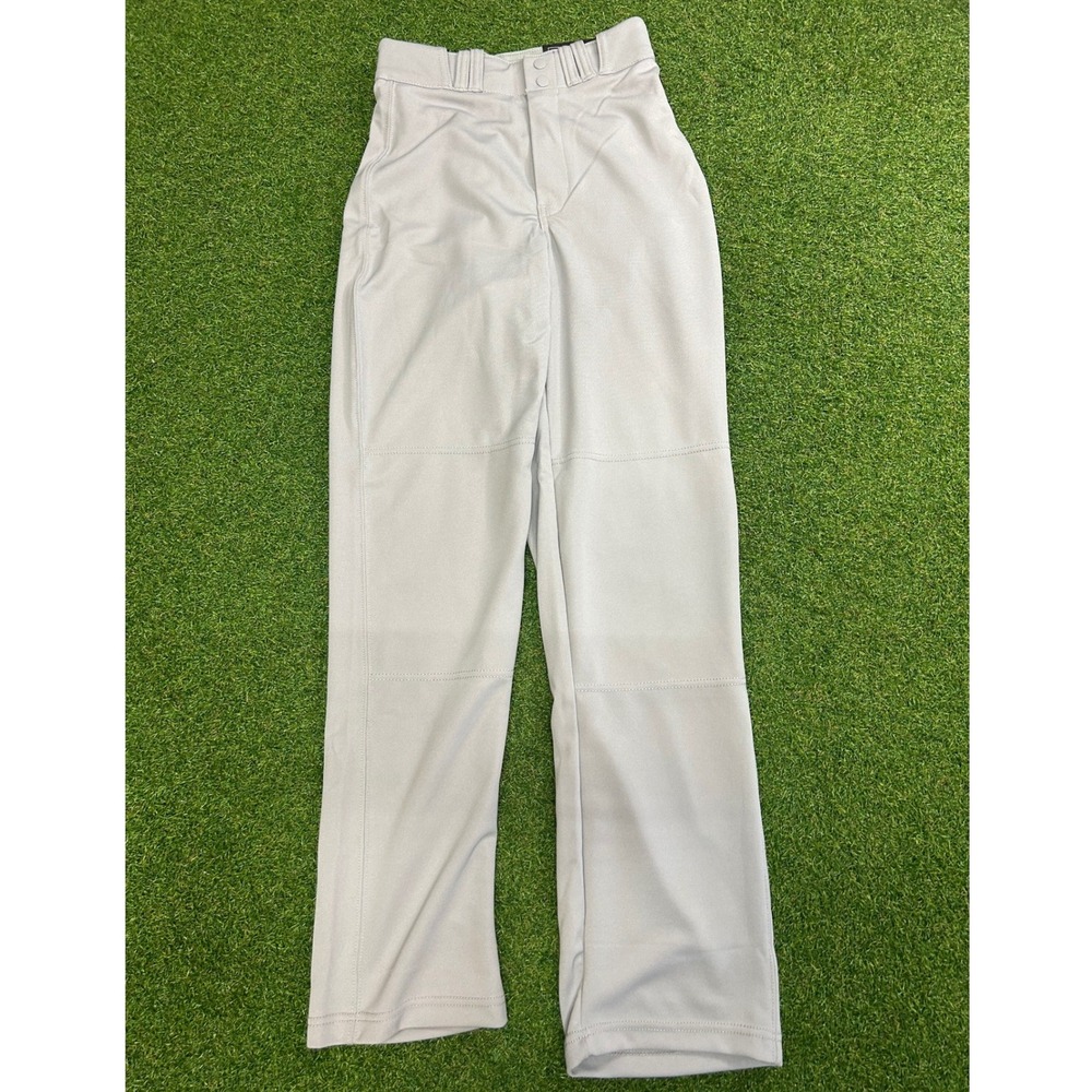 Champro Baseball Pants Adult Small Grey Open Bottom Double Knee BP11